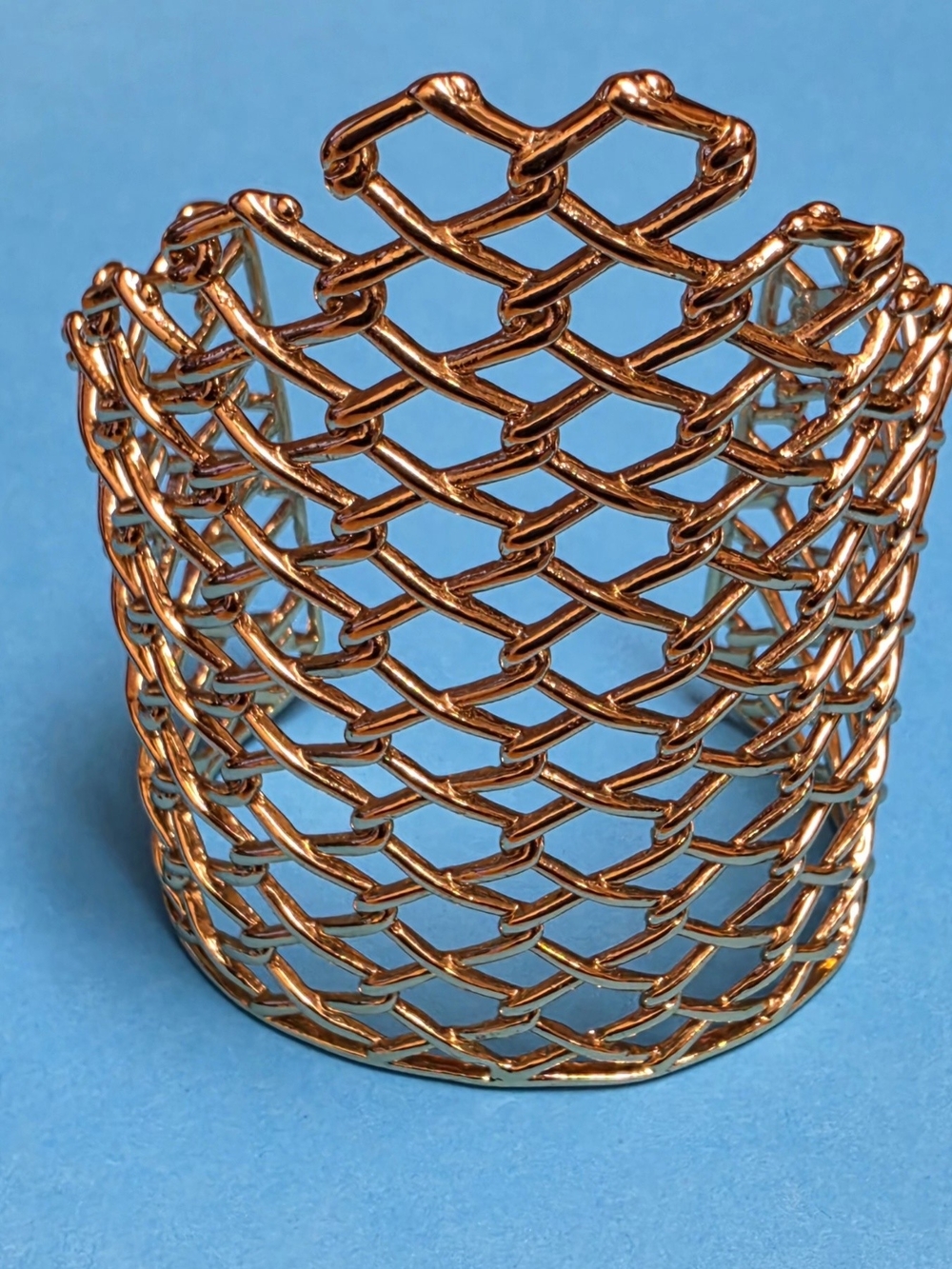 Alexis Bittar Gold-Tone Chain-link Cuff Bracelet